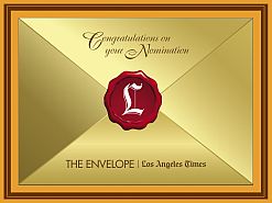 All Oscar nominees will receive a delectable South African chocolate bar wrapped in this golden envelope.