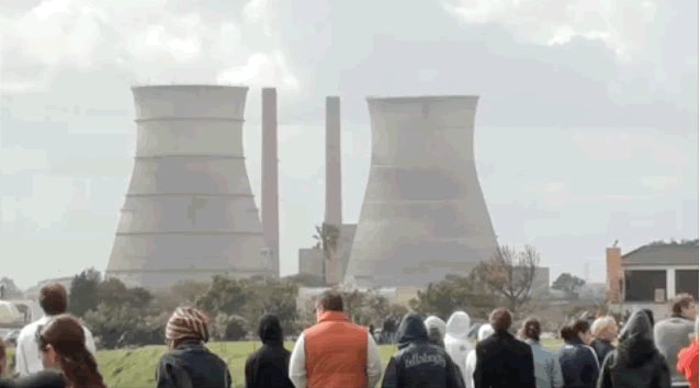 Athlone Towers in Cape Town just as they were about to come down...