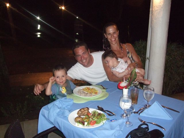 Lisa Roberts and family
