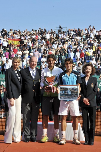 South African Charlene Wittstock at Monaco Tennis Finals