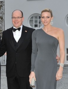 Charlene Wittstock and fiance Prince Albert of Monaco. Source: Monaco Palace
