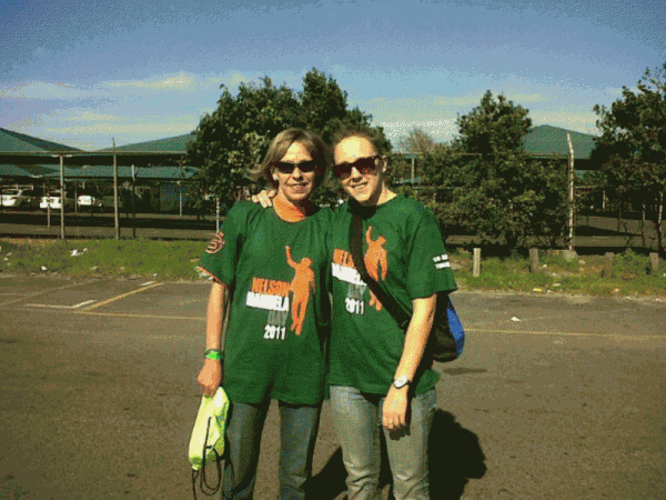 Wearing their shirts with pride