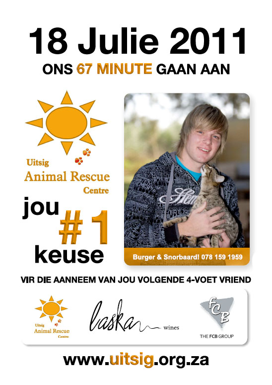 South African singer Burger le Roux put his support behind Uitsig