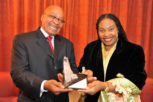 President Zuma with Chaka Chaka