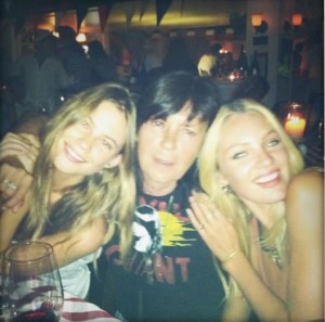 Southern Africans Behati and Candice have been having a blast