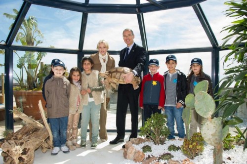 Princess Charlene opens Turtle Island