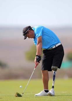 Amputee golfer Daniël Slabbert is the current Nedbank SA disabled golf champion, a title he first won in 2011. (Image: Nedbank)