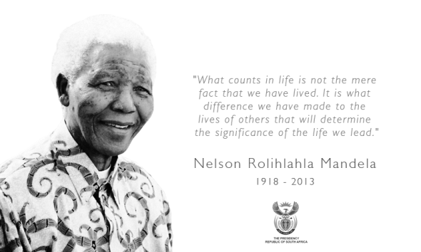 nelson-mandela-presidency The South African Presidency has posted this tribute on its website to Nelson Mandela.