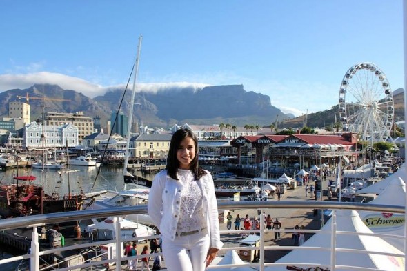 South African teenager Filipa in Cape Town