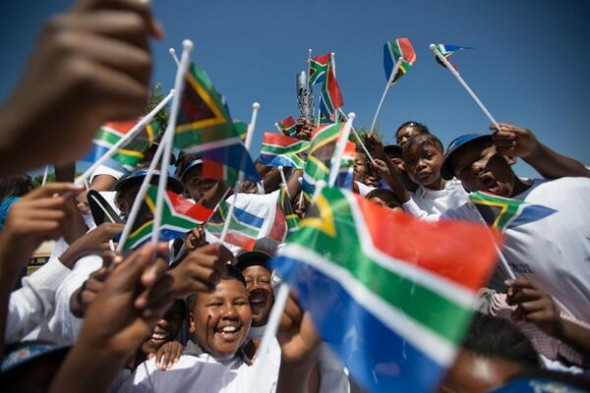 Baton Relay 2014 in South Africa. Pic: Twitter/BatonRelay2014 Baton Relay 2014 in South Africa. Pic: Twitter/BatonRelay2014