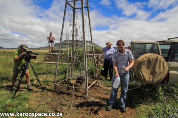 Baseline water quality testing has just begun in the Karoo, before fracking starts. Baseline water quality testing has just begun in the Karoo, before fracking starts