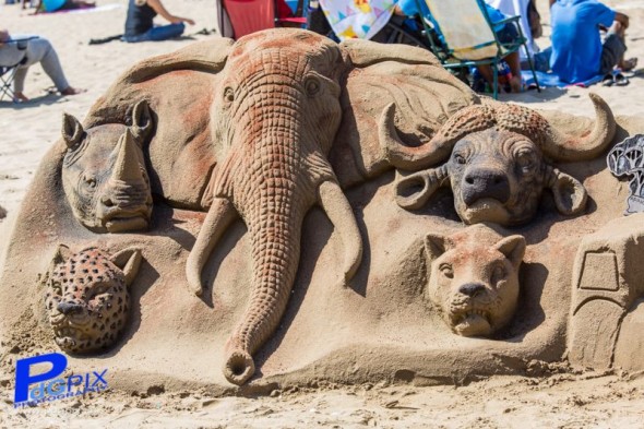 Durban Beach Sand Art