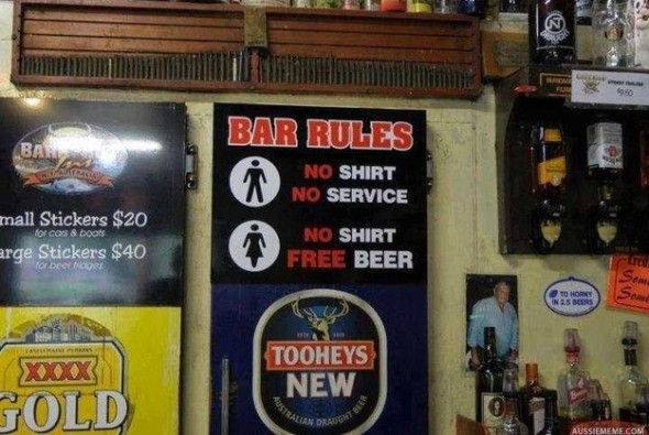 Bar Rules Bar Rules