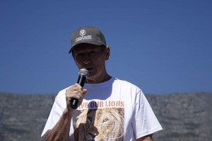 Chris Mercer organiser of the March in Cape Town Chris Mercer organiser of the March in Cape Town
