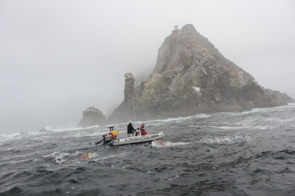 rounding cape point Rounding Cape Point in rough conditions