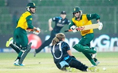 After a win over previously unbeaten New Zealand, the South African women's cricket team qualified for the semi-finals of the ICC Women's World Twenty20 for the first time, Sylhet, Bangladesh, 31 March 2014 (Photo: Cricket South Africa) 