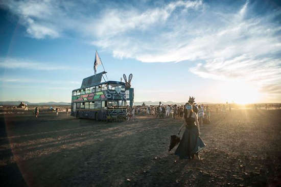 Afrika Burn Party Bus, Photograph by David Donde