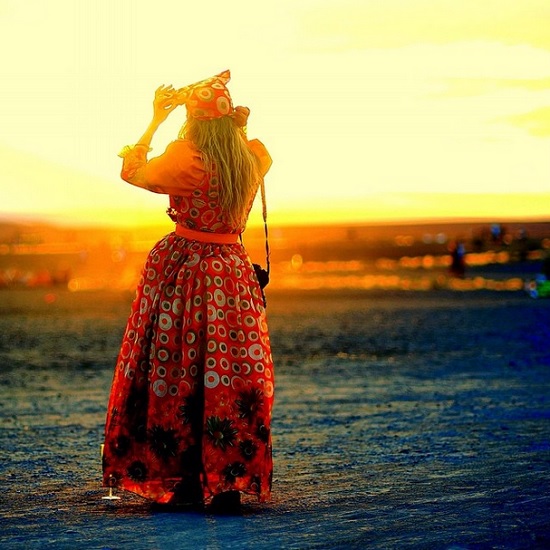 Afrika Burn Dress, Photograph by Johan Van Zyl Afrika Burn Dress, Photograph by Johan Van Zyl