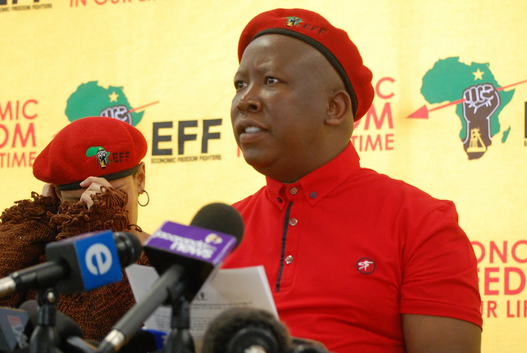 Julius Malema, EFF Julius Malema EFF. Source: effighters.org.za/