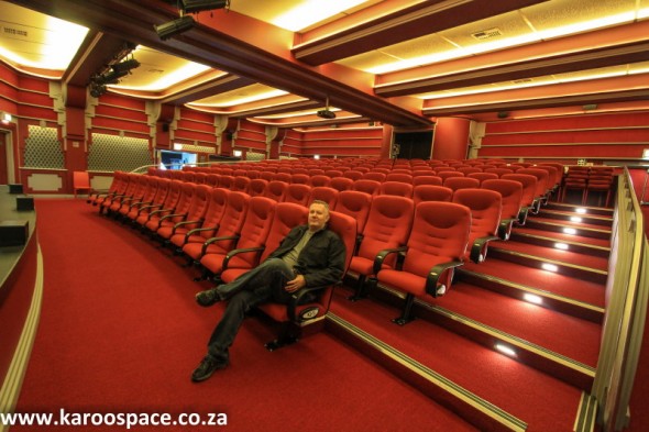 Co-owner Johnny Breedt in his country theatre dream-come-true. Co-owner Johnny Breedt in his country theatre dream-come-true.