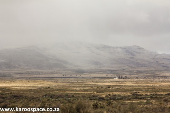 The isolation of a Karoo farm in a snowfall - just like parts of Montana, USA. The isolation of a Karoo farm in a snowfall - just like parts of Montana, USA.