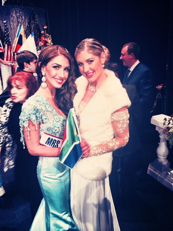 Mrs South Africa in the USA with Joani Johnson. Source: FB