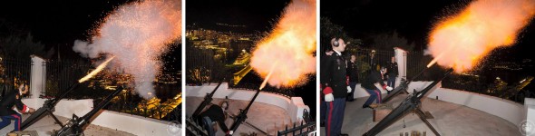 42 canon shots were fired in celebration. 42 canon shots were fired in celebration.