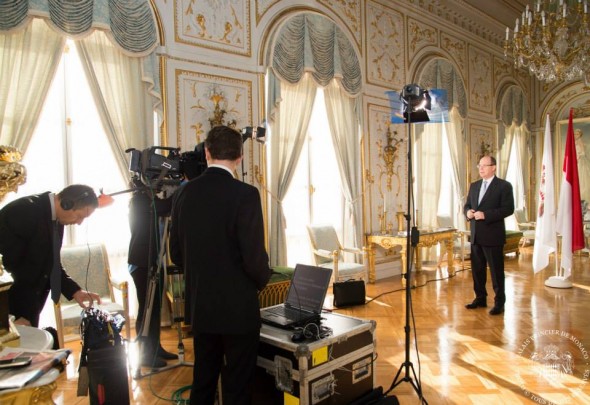 Prince Albert II announces the birth of the royal twins, Monaco Prince Albert II announces the birth of the royal twins, Monaco