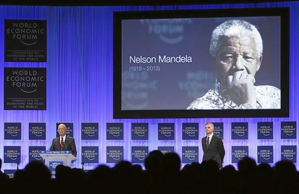Mandela Davos South Africa