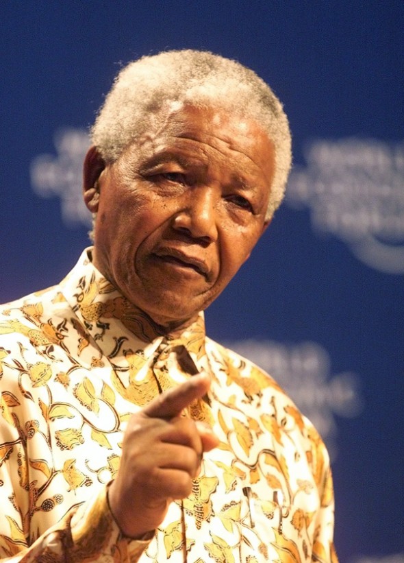 Mandela Davos South Africa