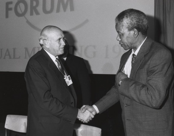 Mandela Davos South Africa