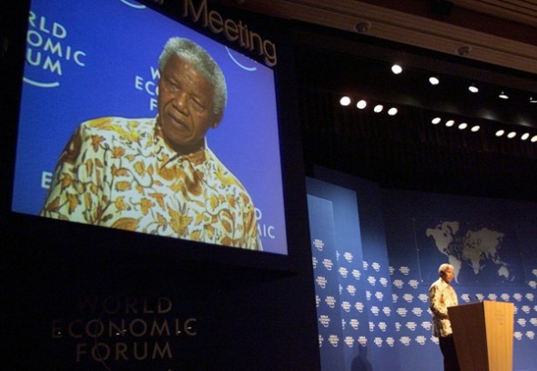 Mandela Davos South Africa
