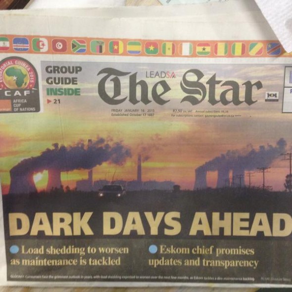 Dark days ahead Dark days ahead