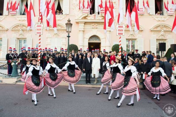 Princess Charlene and Prince Albert present royal twins to Monaco residents Princess Charlene and Prince Albert present royal twins to Monaco residents