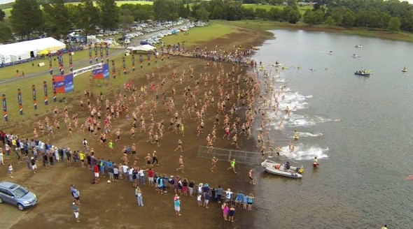 Midmar Mile yesterday. Midmar Mile yesterday.