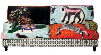 The Qalakabusha – "new beginnings" – sofa, which marked Ardmore's foray into fabric design. (Image: Ardmore Ceramics) The Qalakabusha – "new beginnings" – sofa, which marked Ardmore's foray into fabric design. (Image: Ardmore Ceramics)