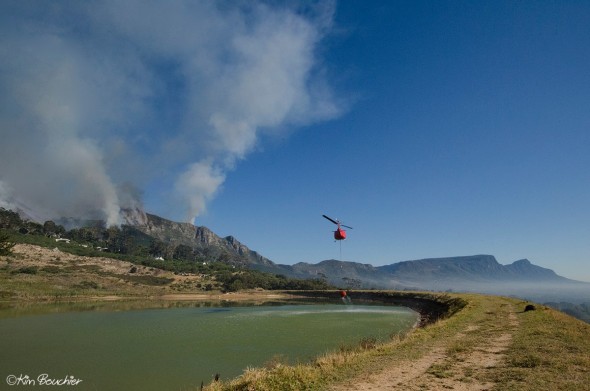 Marais in his red chopper