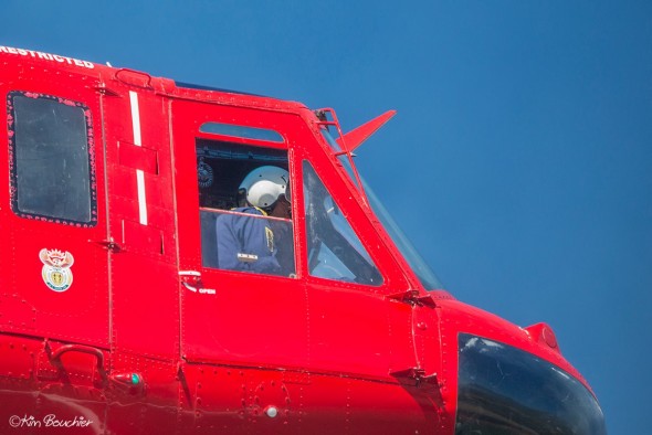 Marais in his red chopper