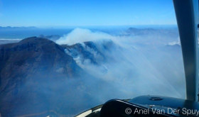 Cape Fire from the air. Photo: Anel Van Der Spuy