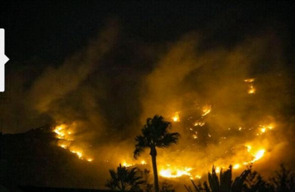 Muizenberg fire, Cape Town