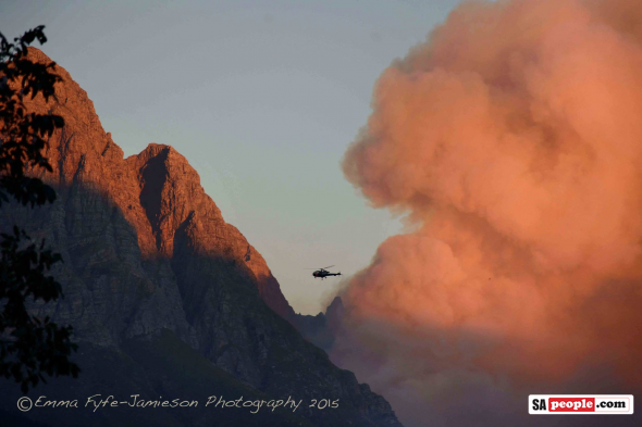 Fire in Stellenbosch Fire in Stellenbosch