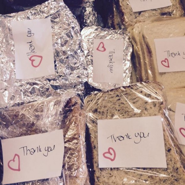 Thank you sandwiches from Cheryl Ann Carrick Thank you sandwiches from Cheryl Ann Carrick