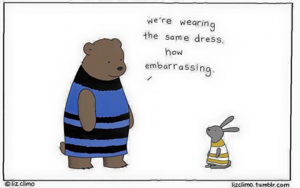 Winnie and Piglet wearing #TheDress winnie-piglet