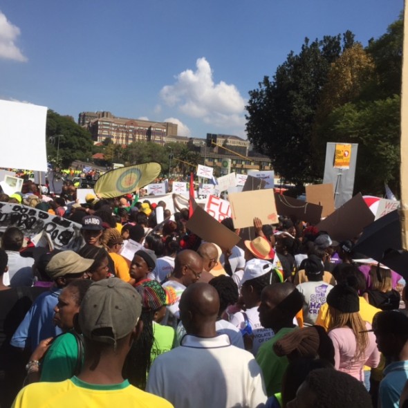 #PeoplesMarch Joburg