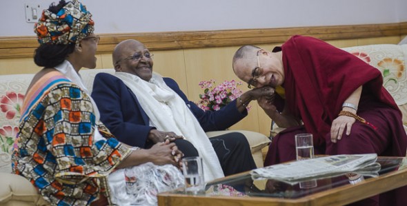 The Dalai Lama and Archbishop Desmond Tutu