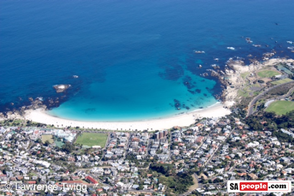 View of Camps Bay from Table Mountain View of Camps Bay from Table Mountain