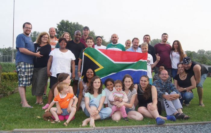 South African get-together in Europe. 