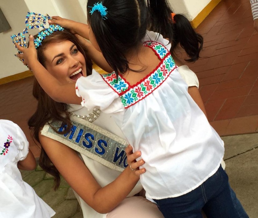 Miss World Rolene Strauss in Mexico Miss World Rolene Strauss in Mexico