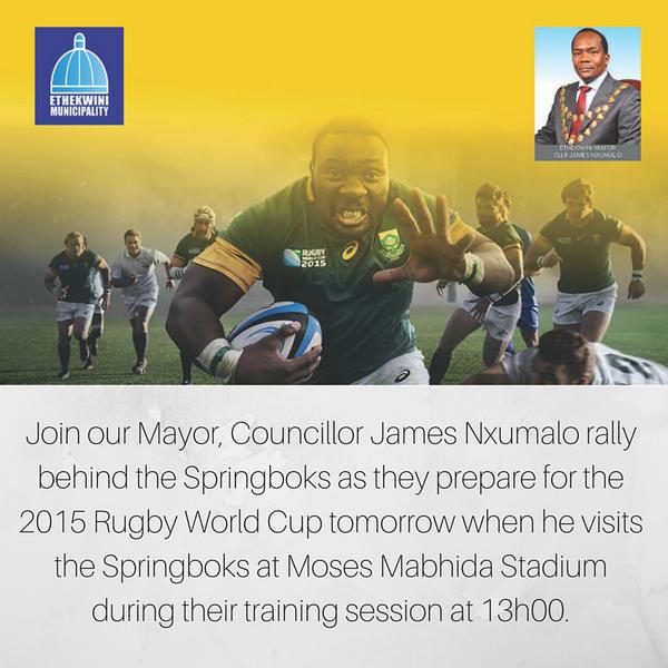 Support Springboks in Durban Support Springboks in Durban