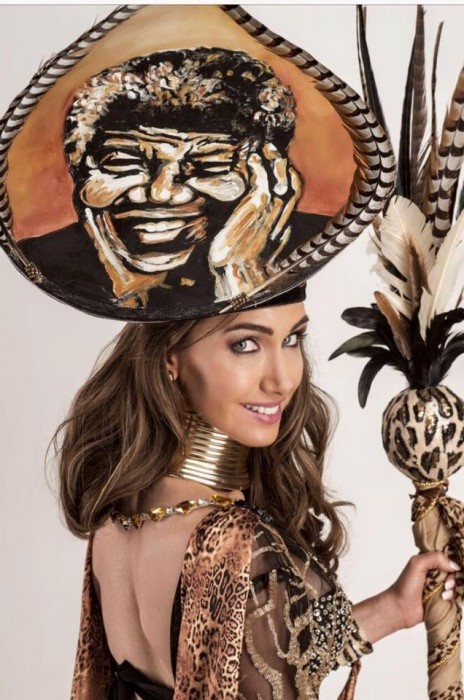 Sarah-Kate wears the official National Costume for Mrs Universe 2015 - by SA designer Dennis Lloyd Design (Crystal Lace). Photo: FB/MrsSouthAfrica - by Brendon Croft Sarah-Kate wears the official National Costume for Mrs Universe 2015 - by SA designer Dennis Lloyd Design (Crystal Lace). Photo: FB/MrsSouthAfrica - by Brendon Croft